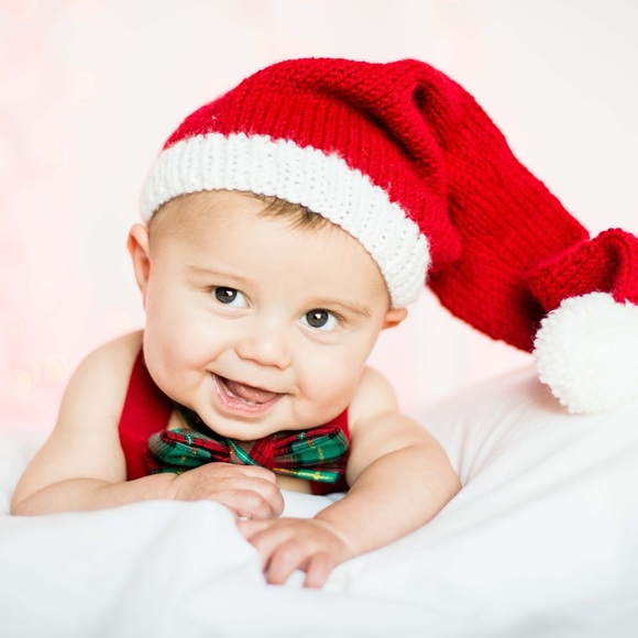 Kids Christmas Accessories! Knit Santa hat & more! - Picture 2 of 2